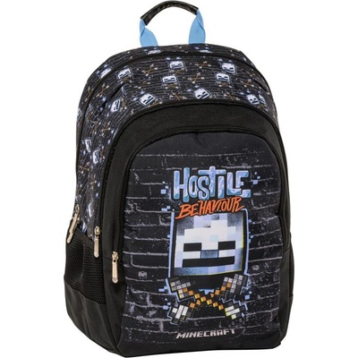 Graffiti Ученическа раница Graffiti Minecraft - Wall, с несесер (258212)