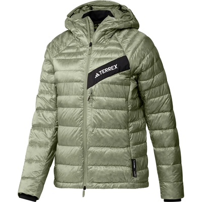 adidas Terrex Дамско пухено яке adidas Terrex Women's TRK Down Jacket - Tent Green (104-6482-0112)