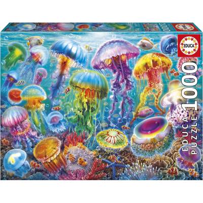 Educa Пъзел Educa от 1000 части - Медузи (EDU20554)