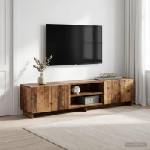 vidaXL ТВ стойка 180 x 34, 5 x 40 см Старо дърво Инженерна дървесина (8011502)