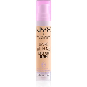 NYX Cosmetics Bare With Me Concealer Serum овлажняващ коректор 2 в 1 цвят 04 Beige 9, 6ml