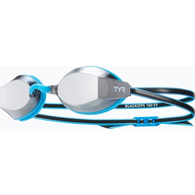 TYR Детски очила за плуване TYR Blackops 140 Ev Racing Mirrored silver/ blue/ black