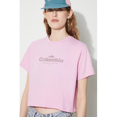 Columbia Памучна тениска Columbia North Cascades в розово 1930051 (1930051)