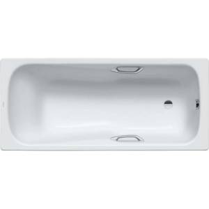 KALDEWEI Advantage - Правоъгълна вана Saniform Plus Star 336, 170x75 см, с отвори за дръжки, бяла 133600010001 (133600010001)