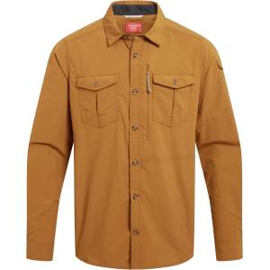 Craghoppers Мъжка риза с копчета Craghoppers Nosilife Adventure Langarm Hemd III Shirt - Deep Henna - размер XL (033-2216-0714)