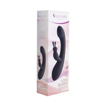 S Pleasures Вибратор заек S Pleasures Черен (18, 7 x 3, 5 cm)