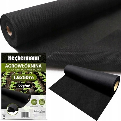 Heckermann Agrotkanina černá 1,6x5000 cm 100 g/m2 mulčovací