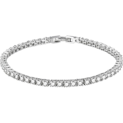 AGATO Stříbrný tenisový náramek se zirkony AGB760/18