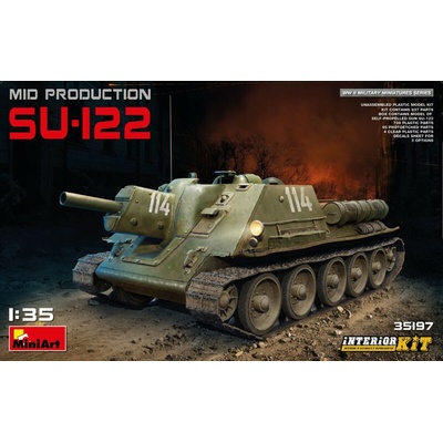 MiniArt SU-122 Mid production with Interior Kit 1:35