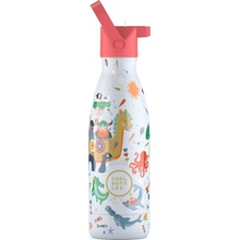 Cool Bottles Dětská nerezová termolahev Kids Brave Vikings třívrstvá 350 ml 3D