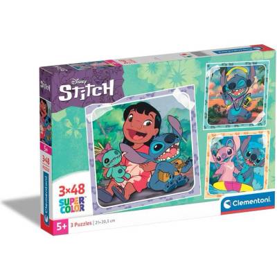Clementoni 3x48ч. Пъзел Stitch