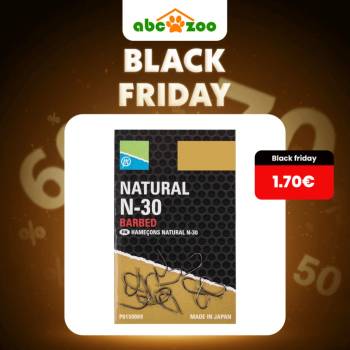 Preston Natural N-30 Hooks veľ.18 15 ks