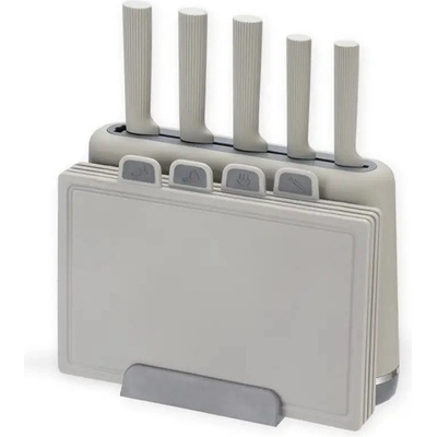 Maestro Zestaw noży i desek na podstawce MR-1412-GREY MAESTRO (MR-1412-GREY)