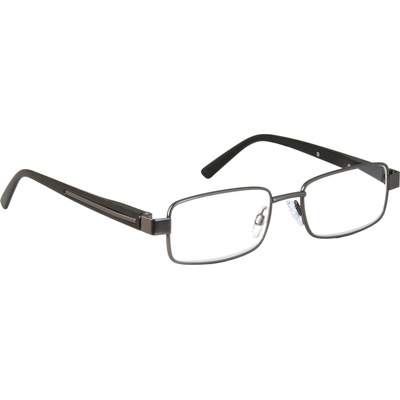 FGX Okuliare na čítanie Premium black + púzdro +šnúrka