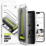 Ringke 2 х Стъклен протектор със затъмняване на дисплей за iPhone 16e от Ringke Easy Slide 2-Pack - Privacy (8800293852919)