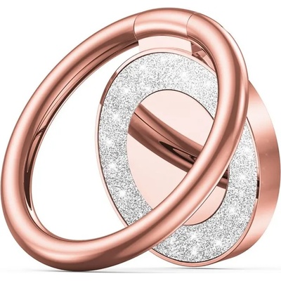 Tech-Protect Стойка с пръстен за смартфони от Tech-Protect Magnetic Phone Ring - Glitter Rose (9589046917523)