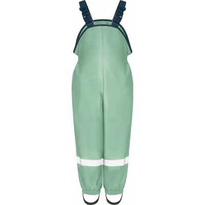 Dětské kalhoty do deště Playshoes s fleecem zelené