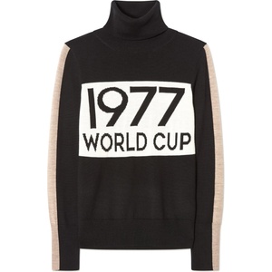 We Norwegians Дамски вълнен пуловер We Norwegians Women's Worldcup Sweater Merino jumper - Black (105-5841-0114)