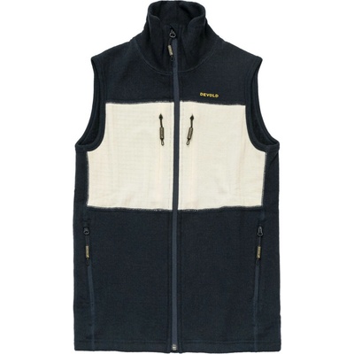 Devold Egga Grid Merino Ink Offwhite