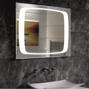 Inter Ceramic Огледало за баня с вградено LED осветление Ларис, 80x60