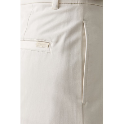 Calvin Klein Jeans панталон дамски от памук с еластан (LV047F621G)