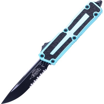 ! Microtech SCARAB II GEN III S/E PART SERR TURQUOISE 1278-2TQ
