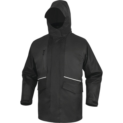 Delta Plus ALASKA3 zateplená bunda 5 V 1 PONŽÉ POLYESTER S PVC POVLAKEM černá-šedá