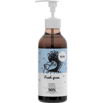 Yope Fresh Grass přírodní šampon pro mastné vlasy 300 ml