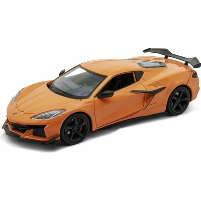 Welly 2023 Chevrolet Corvette Z06 oranžový 1:24