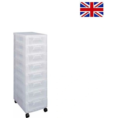 Really Useful s 8 - mi čirými boxy,objem 56 l