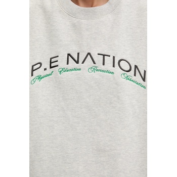 P.E Nation Суичър P. E Nation Volume в сиво с десен 252F197 (252F197)