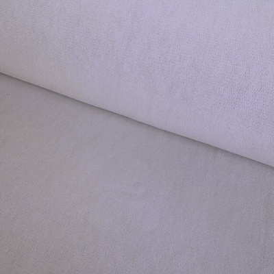 Teplákovina Počesaná 100% bavlna Washed 400g - Fialovo-šedá