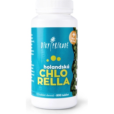 Díky přírodě Holandská chlorella 800 tabliet