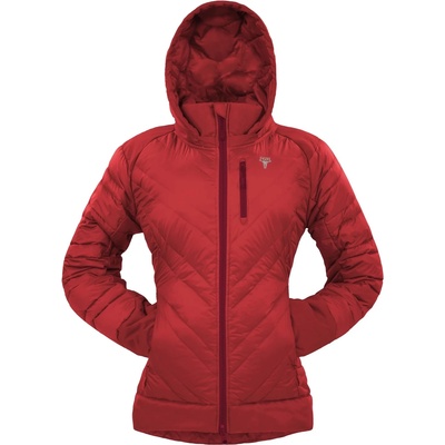 Grüezi Bag Дамско пухено яке Grüezi Bag Women's Lightful DownWool Jacket Down jacket - Cherry (104-3343-0714)