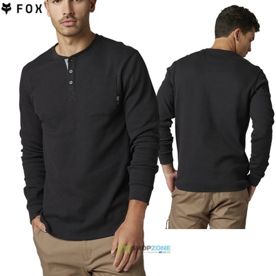 Fox tričko Grunt Work Thermal Henley dlhý rukáv
