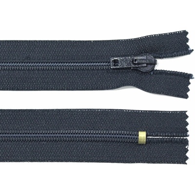 Spirálový zip no.5 nerozepínací 16cm tmavě modrý navy