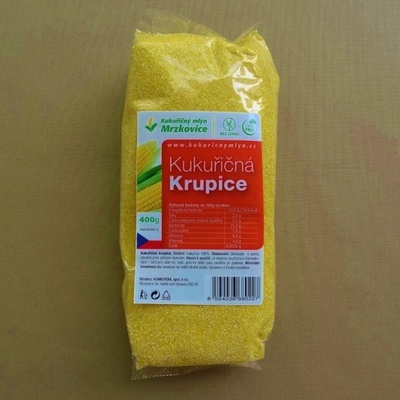 Kukuřičný mlýn Mrzkovice Kukuričná krupica 400 g