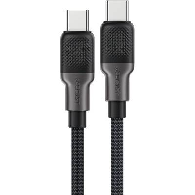 ACEFAST Кабел USB-C to USB-C Cable 60W Silicone braid 1.2m - C10-03 - Black (ACEFAST-C10-03)