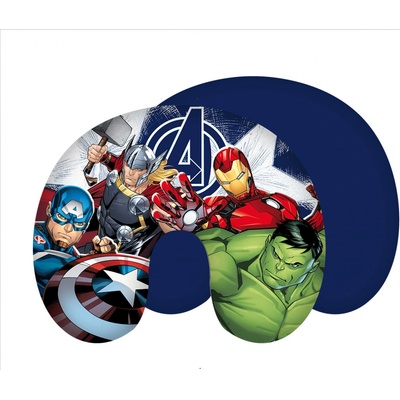 Jerry Fabrics Cestovný vankúš Avengers Heroes 28x33