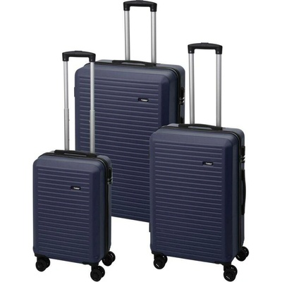 PROWORLD Cestovní kufr na kolečkách sada 3 ks 50/60/70cm modrá KO-DG4700030