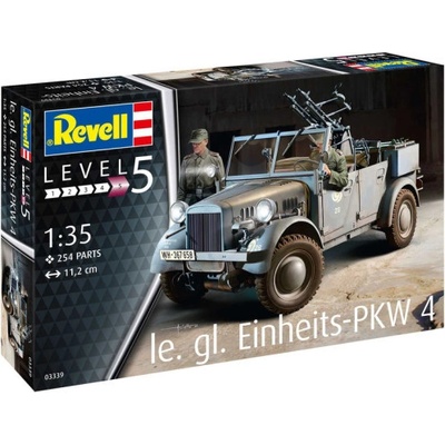 REVELL Plastic ModelKit military 03339 Einheits-PKW Kfz.4 18-03339 1:35