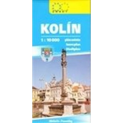 Kolín plán města 1:10 000