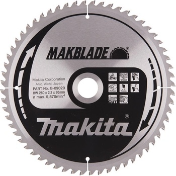 Makita B-09020 pilový kotouč 260 x 30 mm 60z