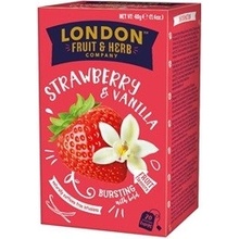 London Herb Jahodový s vanilkovou příchutí 20 x 2 g