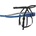 Rock Empire Нагръдник за куче Rock empire Canicross Dog harness - Blue - размер One Size (057-0180-0211)