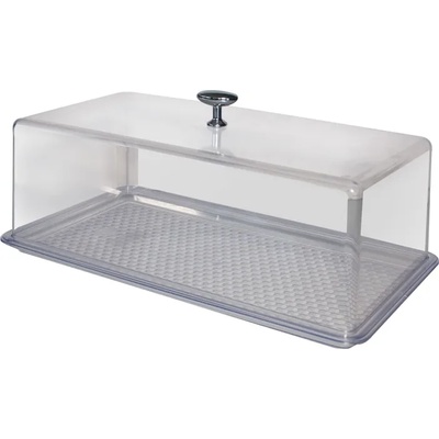 Senyayla SA-Поднос с капак N2 32, 5x17, 5xh11, 5cm ПРОЗРАЧЕН (2812) (0151288)