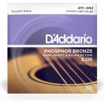 D'ADDARIO Струни за акустична китара D'Addario EJ26 Custom Light . 011-. 052