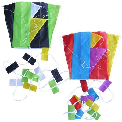 Teddies Drak létající nylon 60 x 45cm barevný v sáčku 10 x 40cm