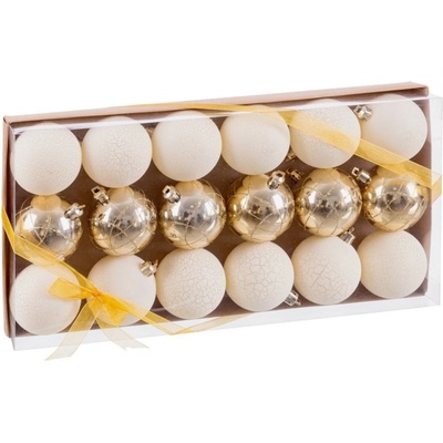 Casa Selección Коледни топки в комплект 18 бр. ø 6 cm - Casa Selección (742386)