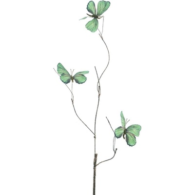 motýl x3 zelený 94 cm